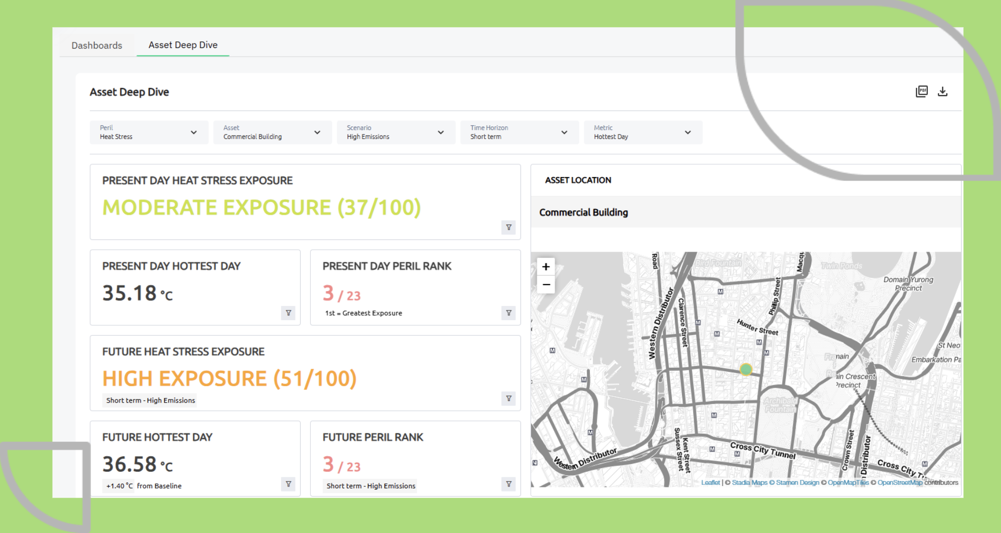 climate risk software